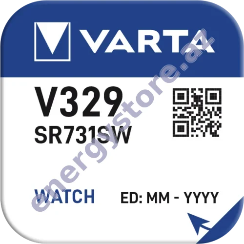VARTA SILVER Coin V329 — V329 gümüş oksid batareya (00329)