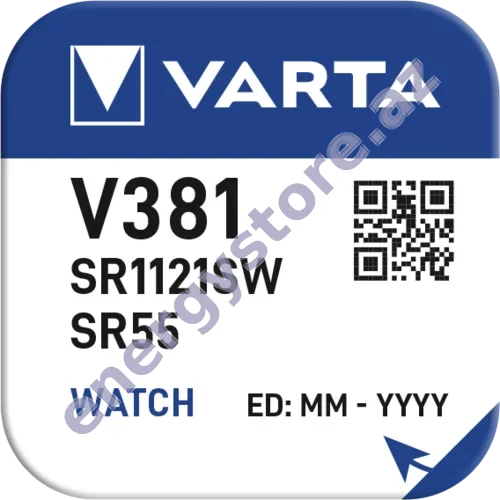 VARTA SILVER Coin V381 — V381 gümüş oksid batareya (00381)