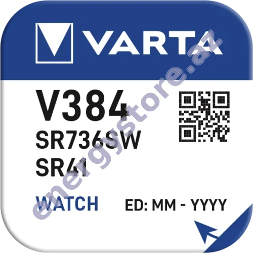 VARTA SILVER Coin V384 — V384 gümüş oksid batareya (00384)