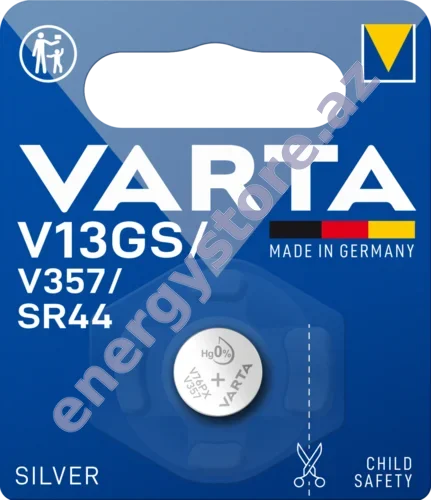VARTA SILVER Coin V13GS — V13GS gümüş oksid batareya (04176)