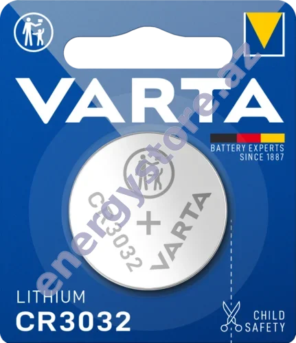 VARTA LITHIUM Coin CR3032 — CR3032 litium-manqan dioksid batareya (06732)