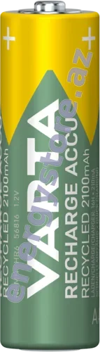 VARTA Recharge Accu Recycled AA 2100 mAh — AA nikel-metal hidrid batareya (56816)