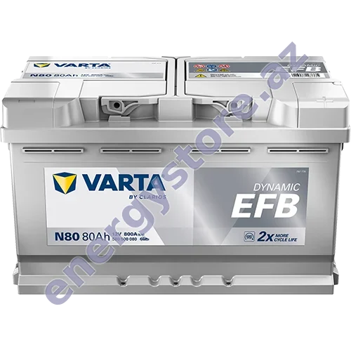 VARTA N80 starter akkumulyatoru