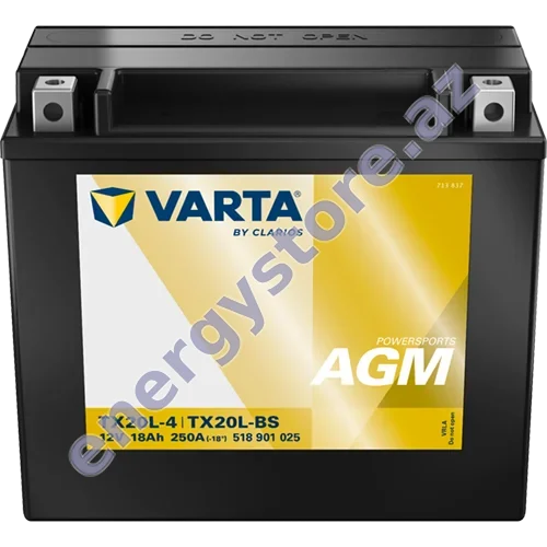 VARTA TX20L-4 starter akkumulyatoru